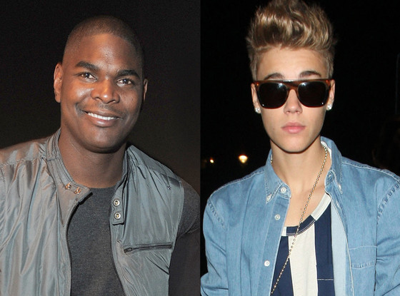 Keyshawn Johnson, Justin Bieber Keyshawn Johnson, Justin Bieber